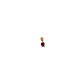 Scarlet Gold Nose Pin